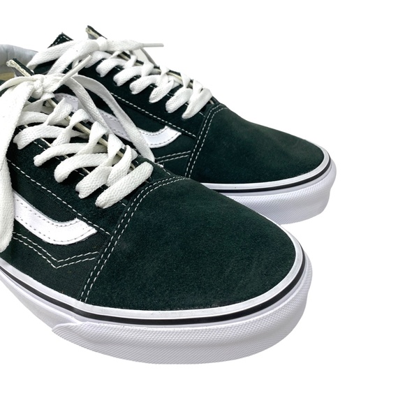 VANS Old Skool Green Suede Canvas Shoe Skate Low Sneakers Men's Size ALSU01651 - Picture 4 of 9
